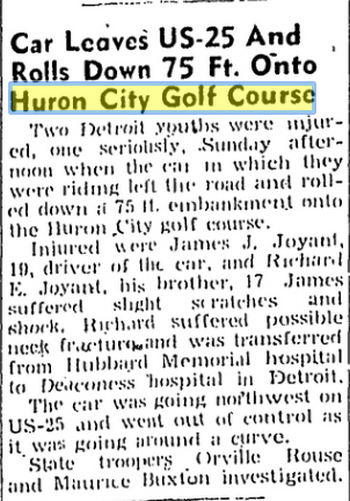 Huron City Golf Course - July 1948 (newer photo)